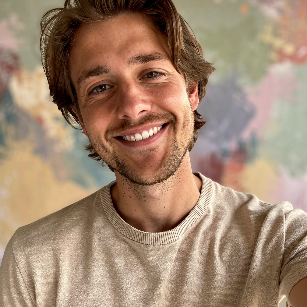 After — professional writer headshot