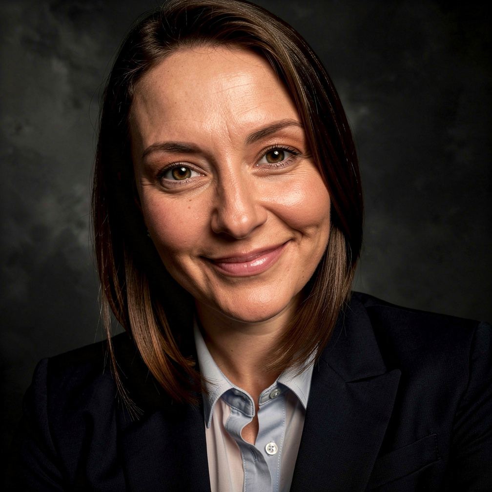 After — professional consultant headshot