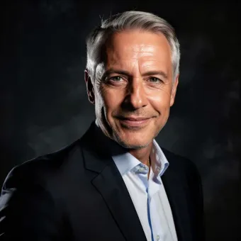 Professional AI headshot result