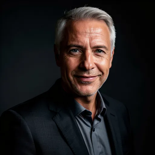 After — professional commercial real estate agent headshot