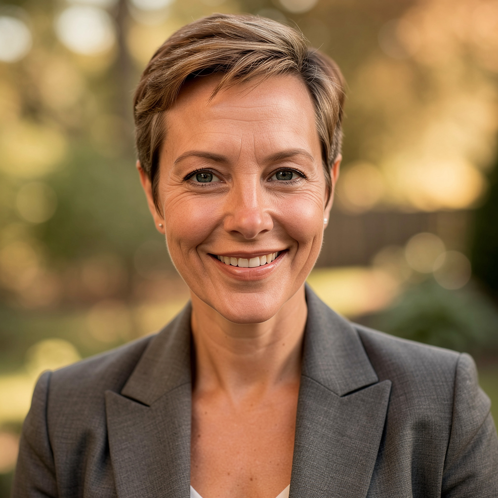 After — professional property manager headshot