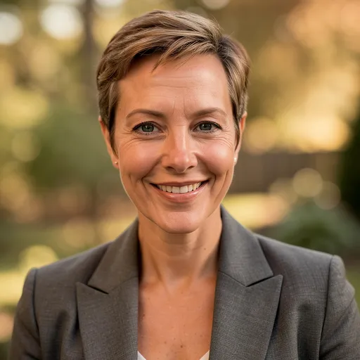 After — professional property manager headshot