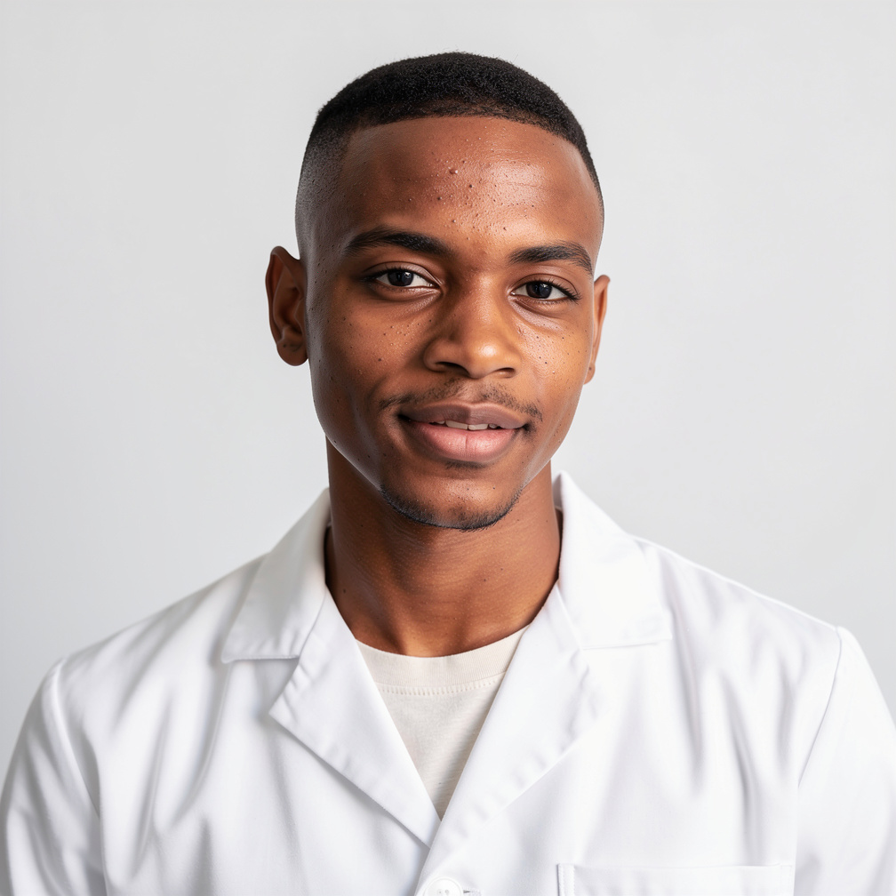 After — professional chiropractor headshot