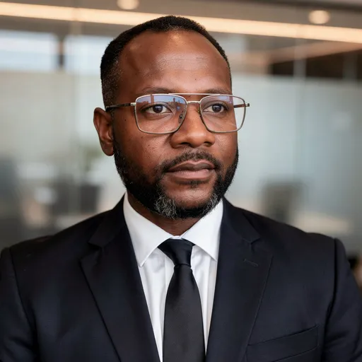 After — professional financial advisor headshot