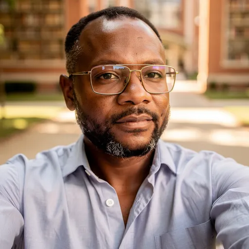 After — professional professor headshot