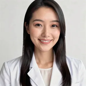 After — professional doctor headshot