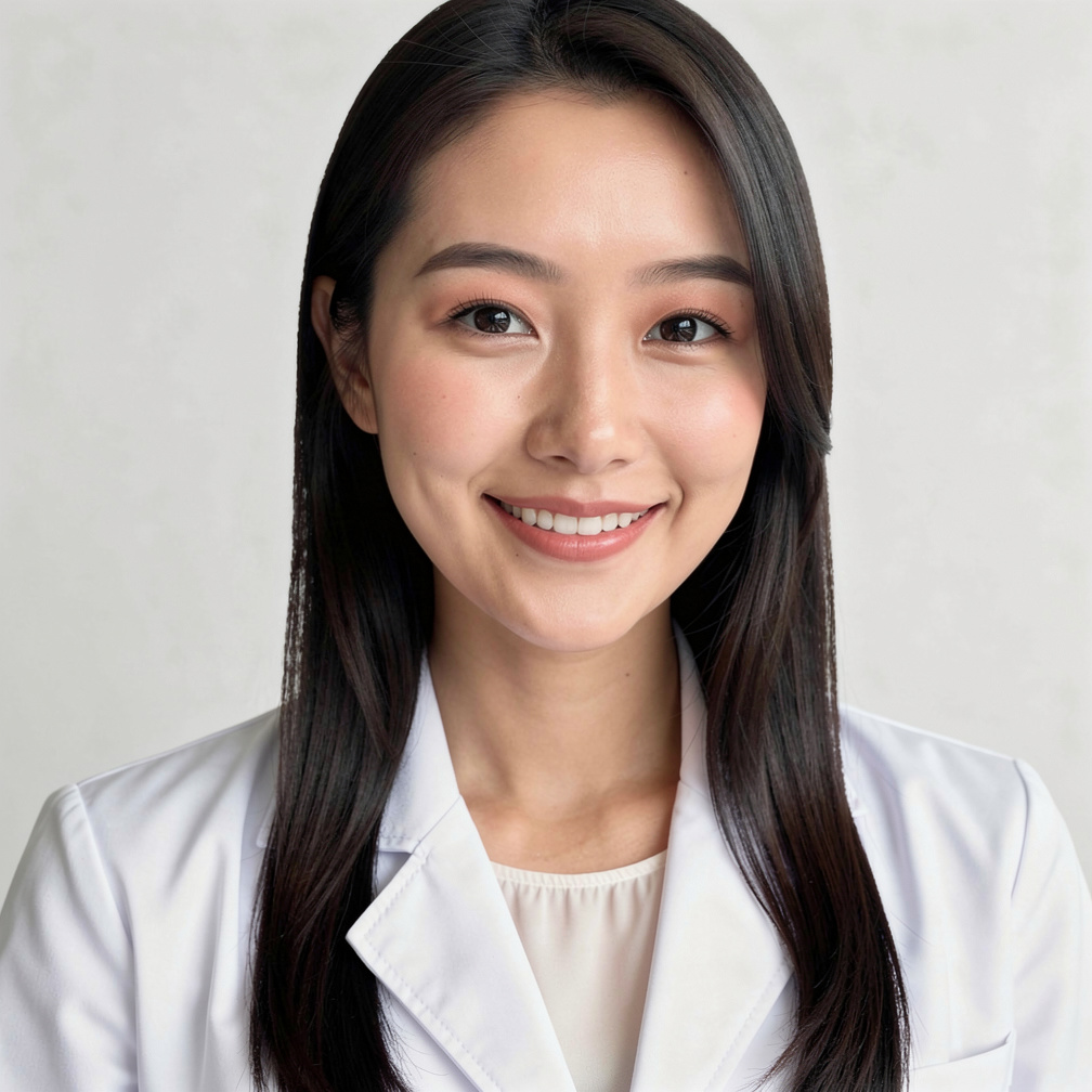 After — professional doctor headshot