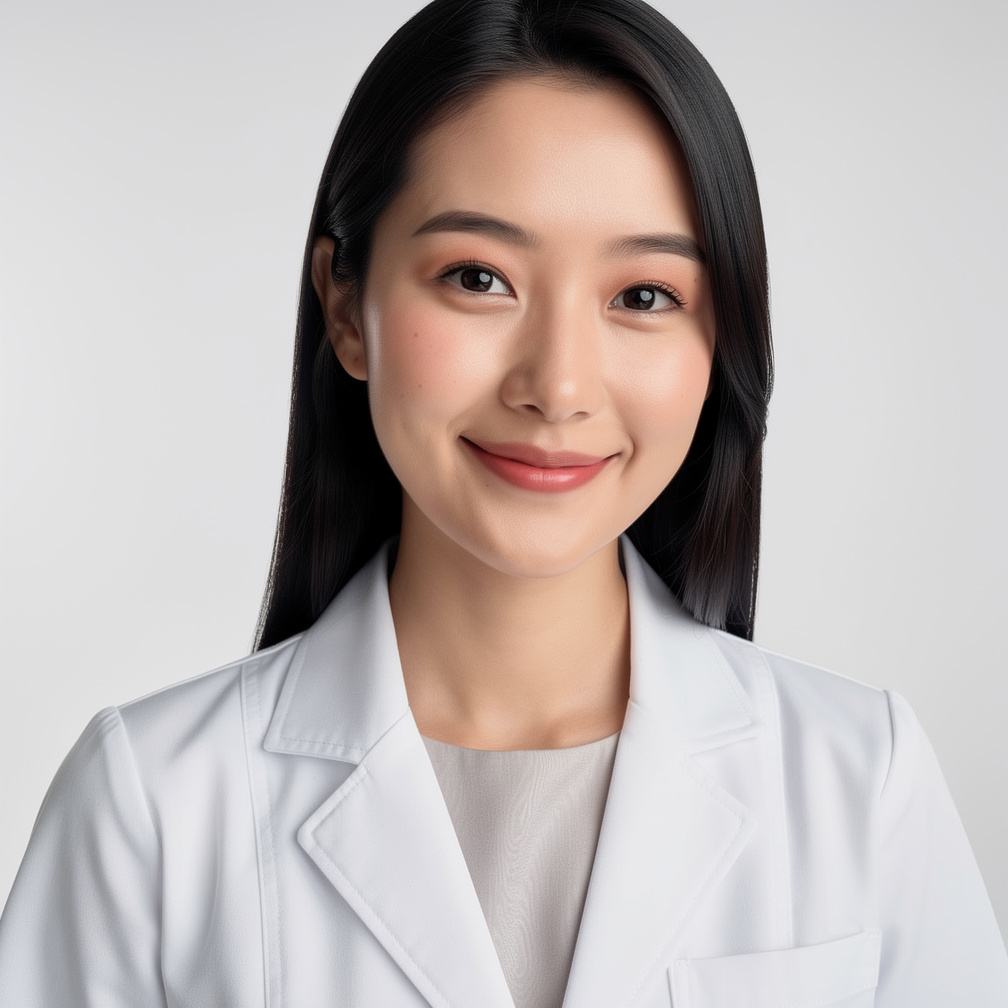 After — professional pharmacist headshot