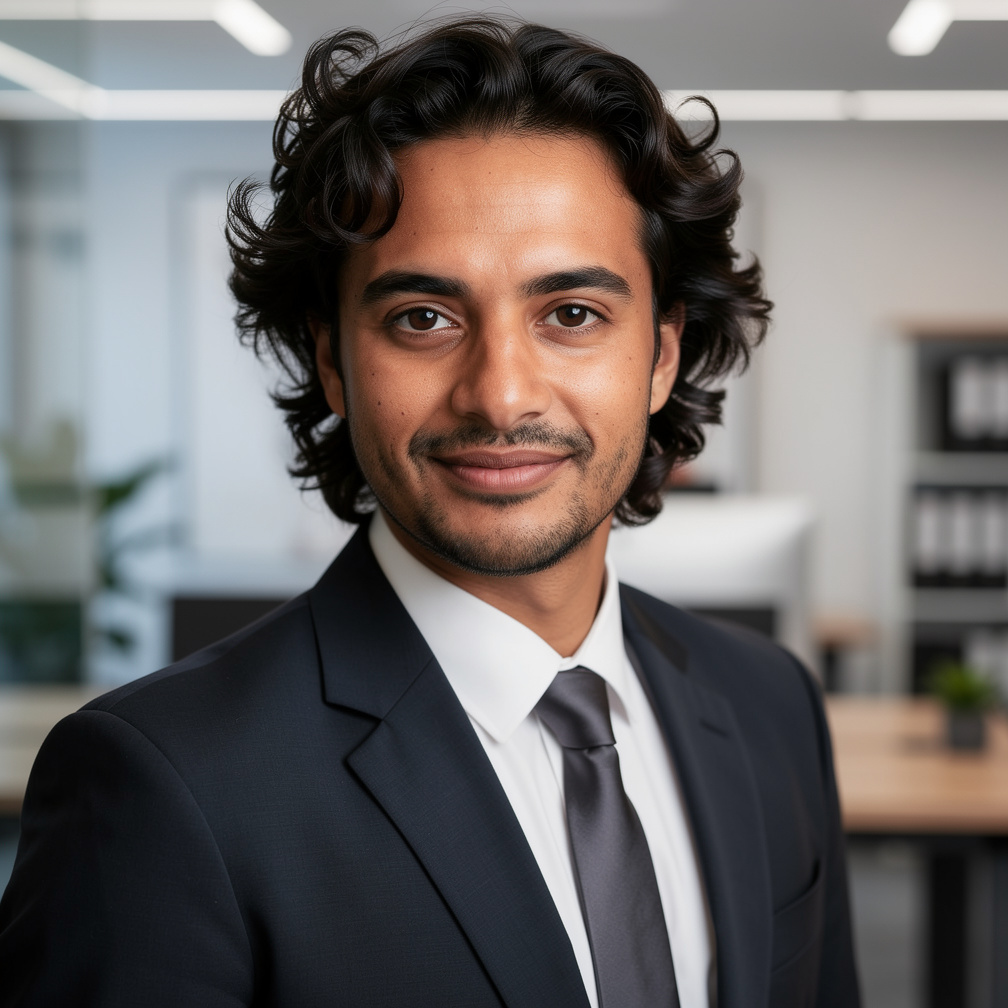 After — professional insurance agent headshot