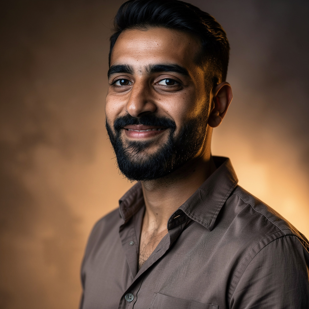 After — professional author headshot