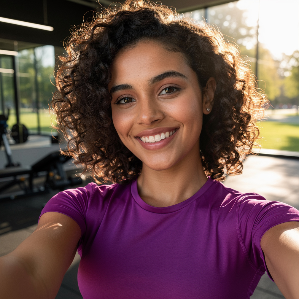 After — professional yoga instructor headshot
