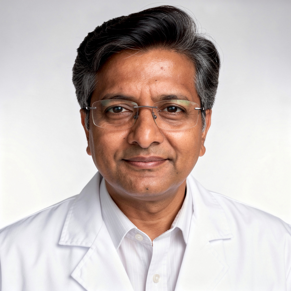 After — professional doctor headshot