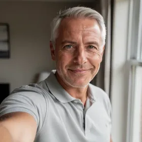 Before — casual selfie